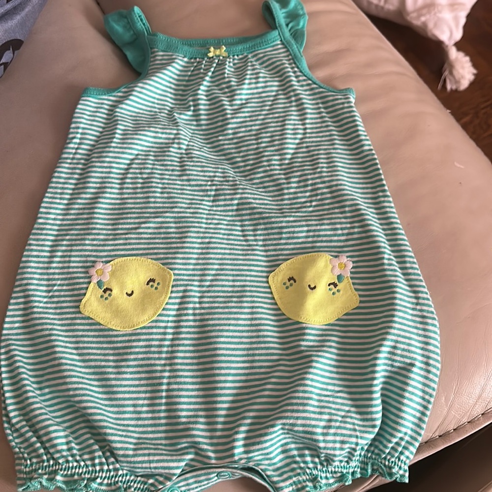 Carters baby romper new without tags